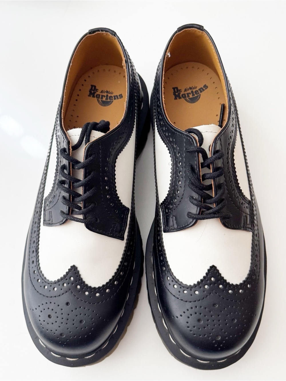 Dr. Martens Smooth Leather Brogue Shoes  - Size 8 Men’s / 9 Women’s